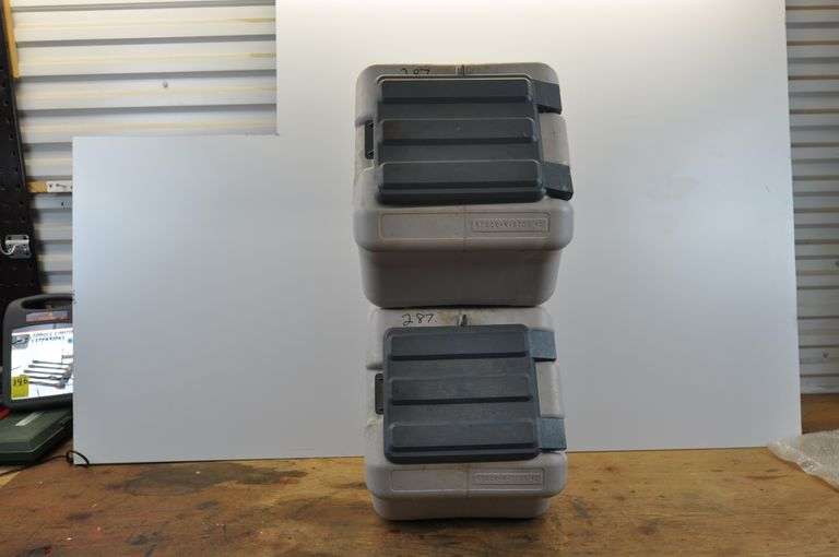 (2) Pet Food Containers