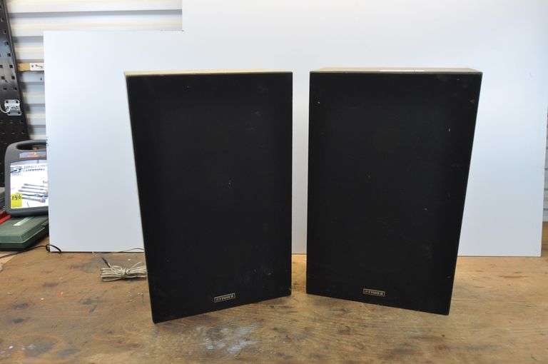 (2) 14" x 24" Fisher Speakers