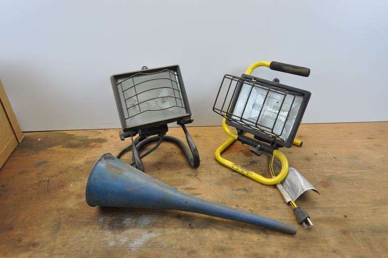 Work Lights + Funnel