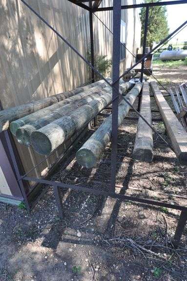 (7) Wood Posts & Landscape Timbers