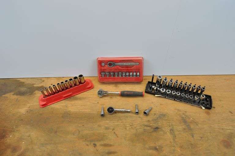 Snap-on 1/4" Sockets Sets + 25"  Screwdriver