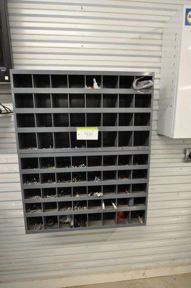 34"x42" 2-piece Bolt Bins + Contents