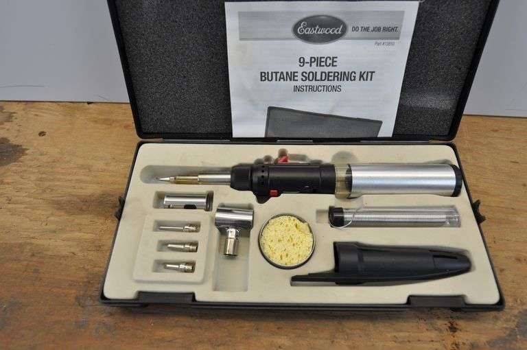 9pc Butane Soldering Kit