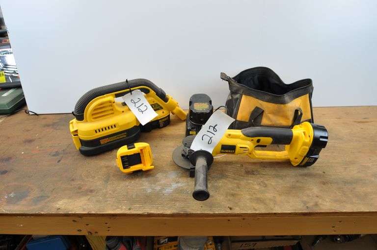 DeWalt 18v 4 3/4" Cutoff Saw + Wet/Dry Vac