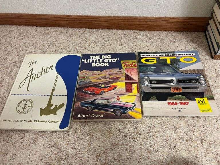 (2) GTO Books + Navy Book