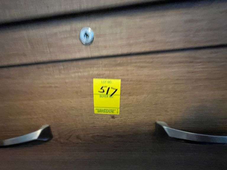 2-Drawer Wood File Cabinet, 3 Plastic Storage Drawers, 2 small totes of books