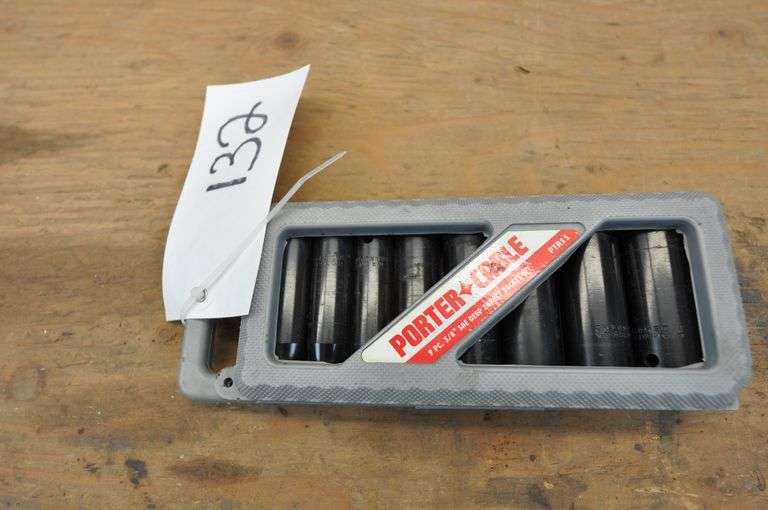 Porter Cable 9pc 3/8" Deep Impact Socket Set