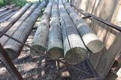 (7) Wood Posts & Landscape Timbers