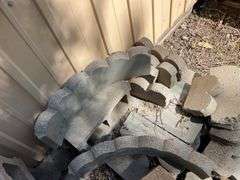 Pallet of Misc Concrete Edging & Block