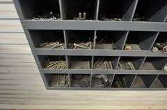34"x42" 2-piece Bolt Bins + Contents
