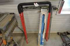 (2) Folding Padded Prep Stands + Part Roll Blue Sheeting