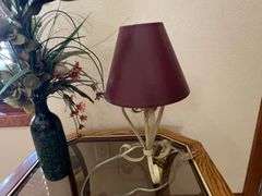 Glass Insert Side Table