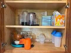 Contents of 1 Upper Kitchen Cabinet