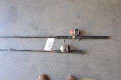 (2) Fishing rods w/Zebco Reels