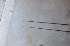 (2) Fishing rods w/Zebco Reels