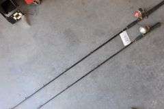(2) Fishing rods w/Zebco Reels