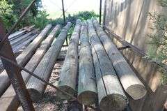 (7) Wood Posts & Landscape Timbers