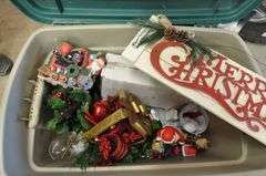 LARGE Lot of Assorted Christmas Items