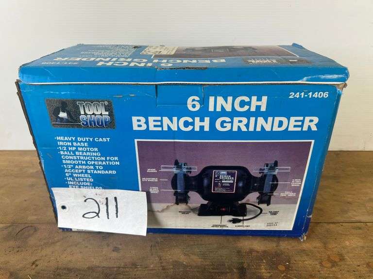 Tool Shop 6" Bench Grinder