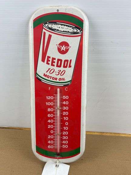 Veedol 10-30 Motor Oil Thermometer