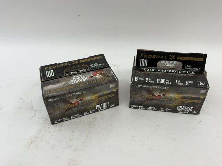 (200) Rounds Prairie Storm 12 ga 2 3/4" 5-Shot Shells