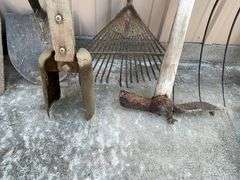 Post Hole Digger W/ Assorted Hand Tools