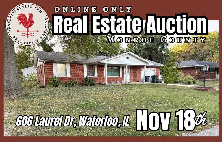ONLINE REAL ESTATE AUCTION - Home in Waterloo, IL