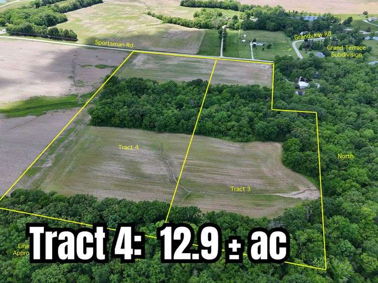 Tract 4: 12.9± Acres