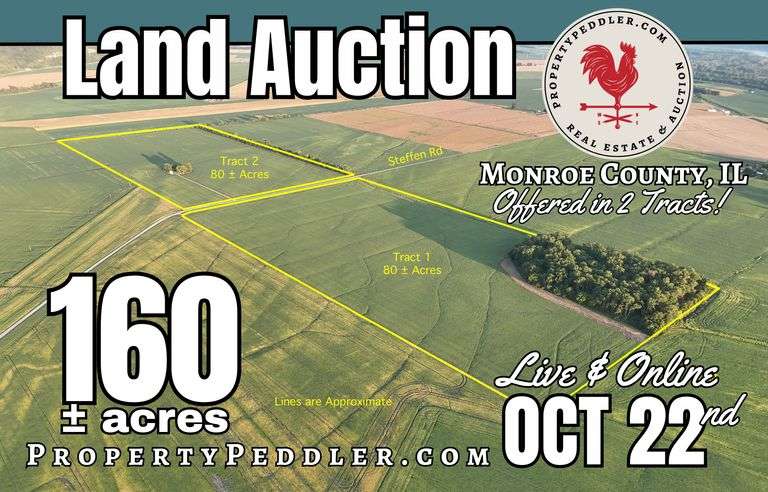 Land Auction - 160 ± Acres in Monroe County, IL