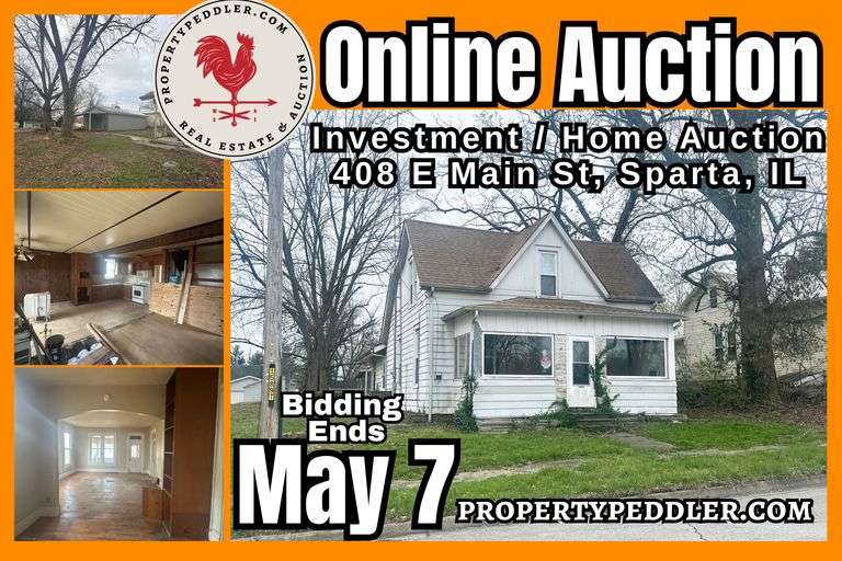 Online Auction: 4 Bed, 2 Bath Home in Randolph County