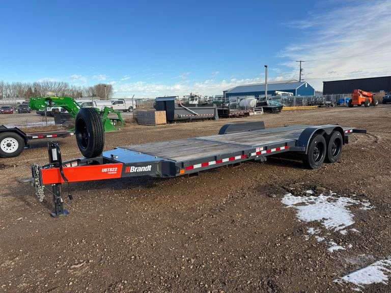 2023 Brandt UBT822 T/A Tilt Deck Trailer