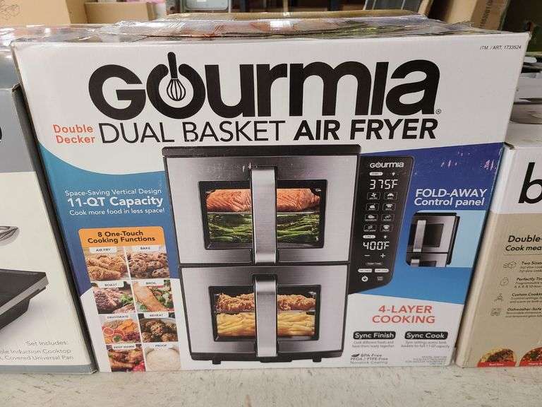Gourmia Dual Basket Air Fryer