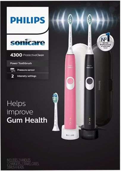 1) Phillips Sonicare Diamond Clean Tooth Brush with 4 New Heads