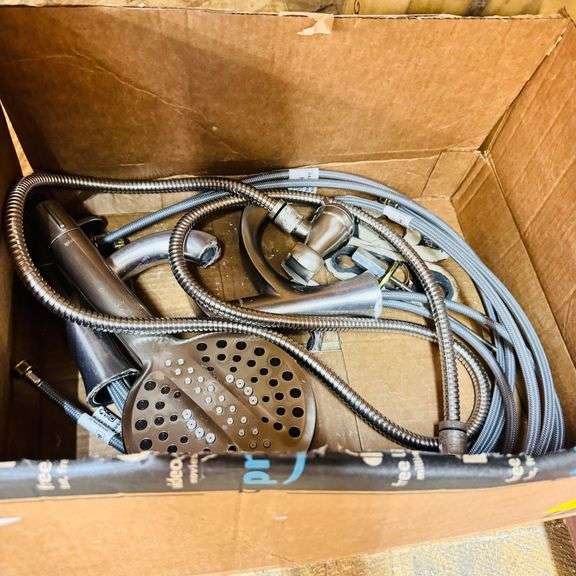 1) Bathroom Sink Faucet 1) Oversized Shower Head Replacement