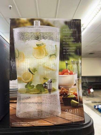 1) Acrylic Drink Dispenser