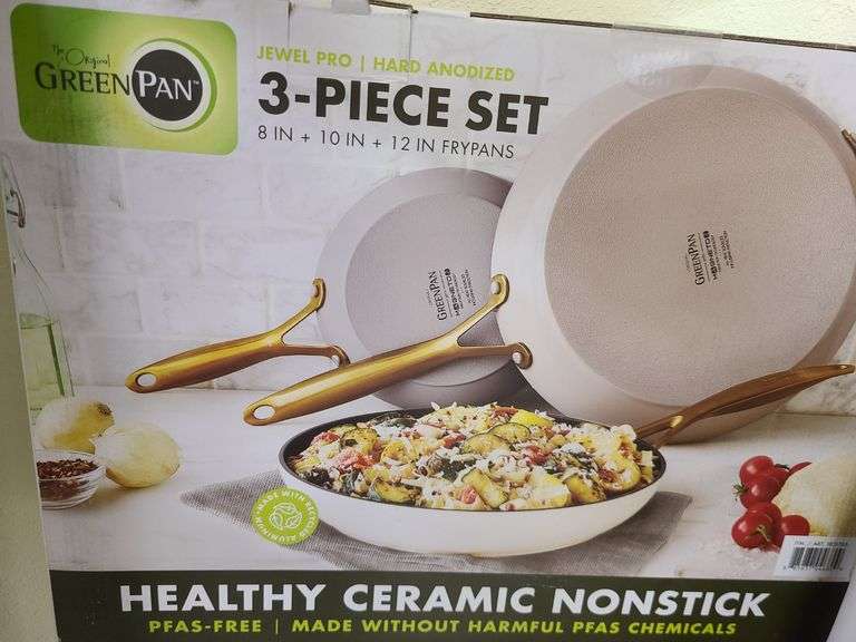Green Pan 3 Piece Set