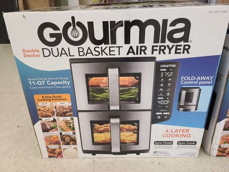 Gourmia Dual Basket Air Fryer