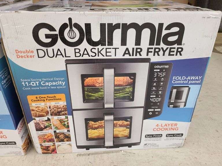 Gourmia Dual Basket Air Fryer