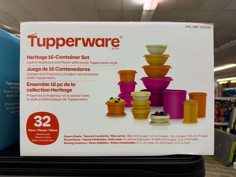 1) Tupperware 32 Piece Set