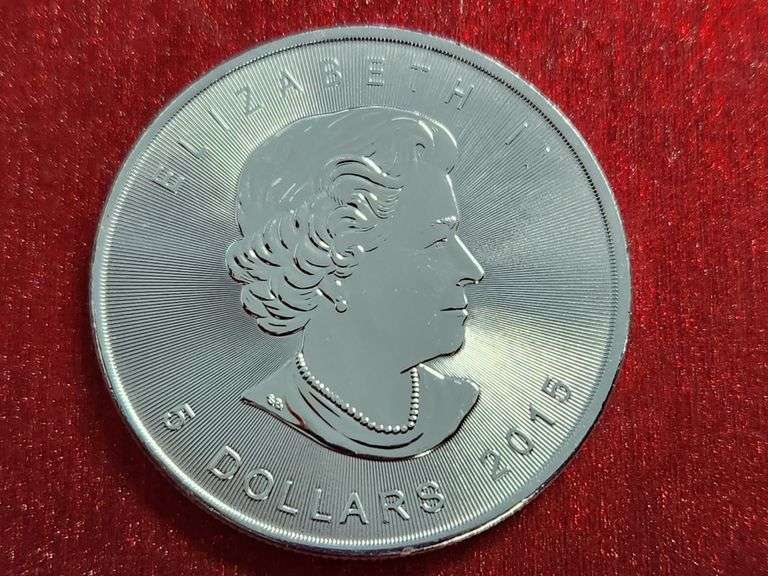 2015 Canadian Silver Maple 1oz Round