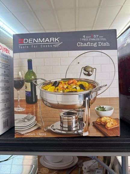 1) Denmark 7 Piece Stainless Steal Chafing Dish