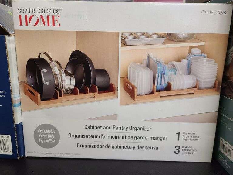 Seville Classics Home Cabinet & Pantry Organizer