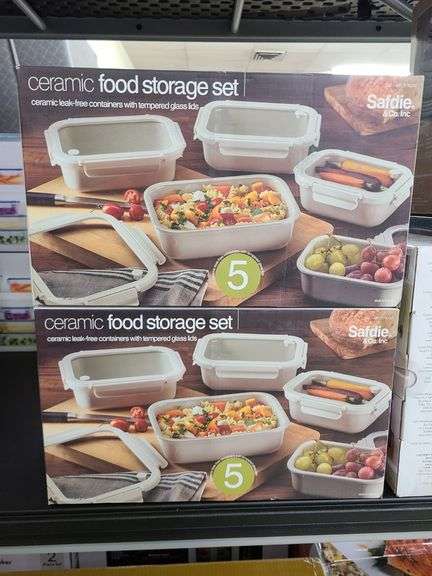 2) Ceramic Food Storage Sets