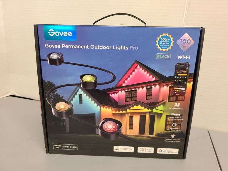 1) Govee Permanent Outdoor Lights Pro