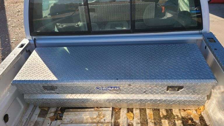 Kobalt Aluminum Crossover Truck Tool Box with Contents