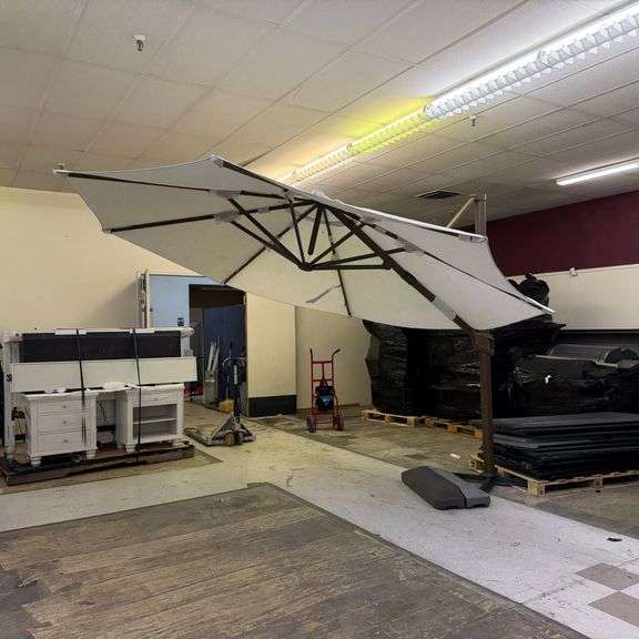 Large Umbrella with Stand