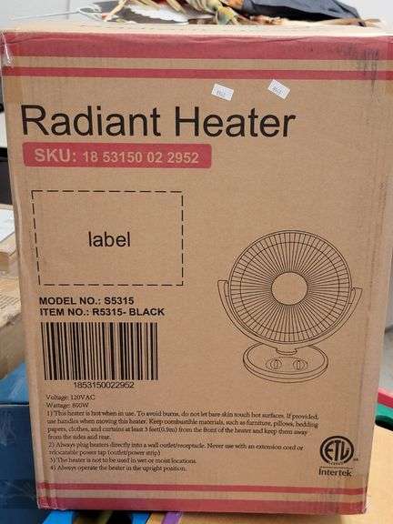 Radiant Heater