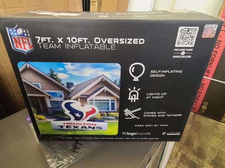 Houston Texans Inflatables *7FT x 10FT Houston Texans Inflatable - Prime Time Auctions, Inc.
