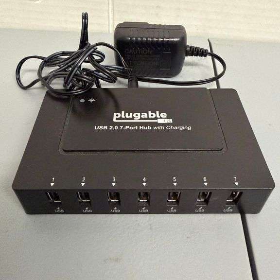 1) Plugable USB 2.0 7-Port Hub with Charging