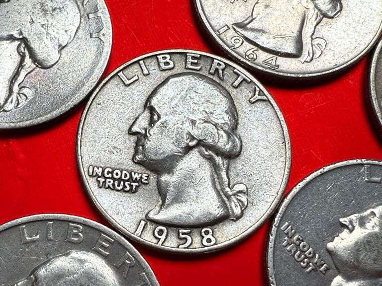 Washington Silver Quarter Collection 20 90%Silver +3